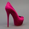 Casadei Platform Pump in Purple (burgundy) - Lyst