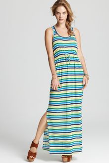 C&c California Dress Stripe Maxi Dress - Lyst