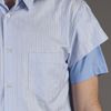 Comme Des Garçons Striped Shirt in Blue for Men - Lyst