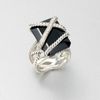 David Yurman Diamond Accented Black Onyx Sterling Silver Ring in Black - Lyst