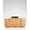 Diane Von Furstenberg Clutch Tonda Cork in Beige (natural) - Lyst