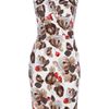 Dolce & Gabbana Printed Dress in Brown - Lyst