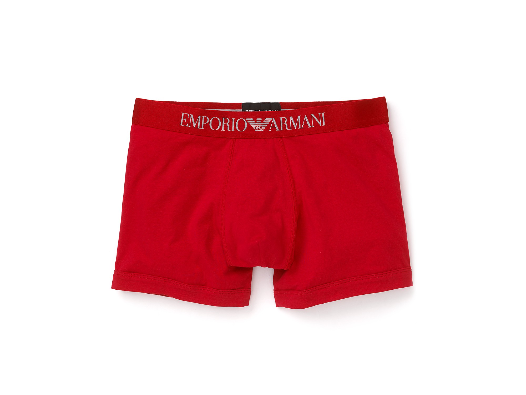 Emporio Armani Basic Stretch Cotton Boxer Briefs in Red for Men Lyst