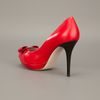 Ferragamo Bow Detail Pump in Red - Lyst