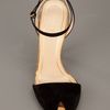 Gucci Peep Toe Sandal in Black - Lyst
