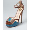 House Of Harlow Sandals Nancie High Heel in Blue - Lyst