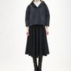 Jil Sander Cropped Hooded Jacket in Blue - Lyst