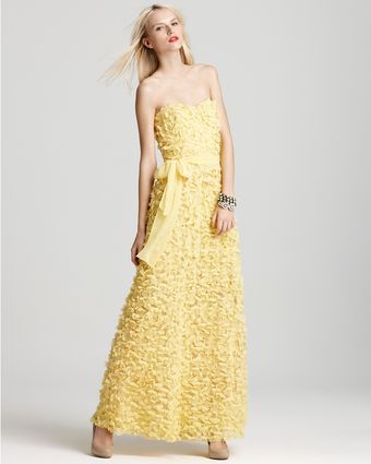 Jill Stuart Gown Petal Strapless Gown - Lyst