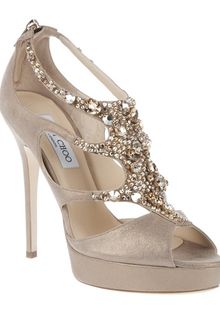 Jimmy Choo Jewel Embellished Sandals - Lyst