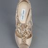 Jimmy Choo Jewel Embellished Sandals in Gold (sand) - Lyst