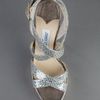 Jimmy Choo Vamp Sandal in Silver - Lyst