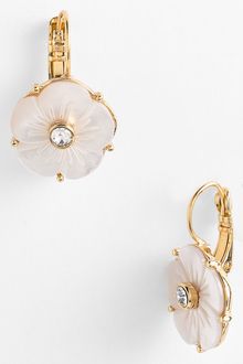 Kate Spade Crystal Corsage Drop Earrings - Lyst