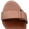 Lanvin Leather and Wooden Platform Heels in Brown (beige) - Lyst