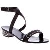 Lanvin Studded Sandal in Black - Lyst