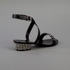 Lanvin Studded Sandal in Black - Lyst