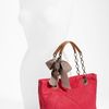 Lanvin Amalia Small Leather Tote in Red (fuchsia) - Lyst