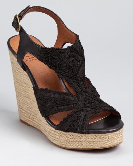 lucky brand wedges black