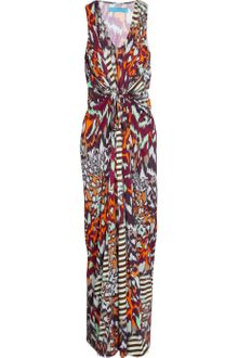 Matthew Williamson Printed Cottonblend Jersey Maxi Dress - Lyst