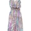 Matthew Williamson Printed Silk Mousseline Dress in Multicolor (purple) - Lyst