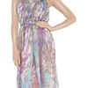 Matthew Williamson Printed Silk Mousseline Dress in Multicolor (purple) - Lyst