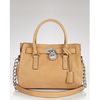 Michael Kors Michael Satchel Hamilton Ew Matte Python in White (dove white) - Lyst