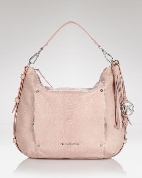 Michael Kors Large Bowen Shoulder Bag  in Pink (blush) - Lyst