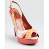 Missoni Platforms Peep Toe Slingbacks in Multicolor (coral multi) - Lyst