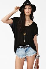Nasty Gal Chiffon Tail Top
