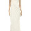 Notte By Marchesa Oneshoulder Draped Silkchiffon Gown in White - Lyst