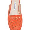 Oscar De La Renta Laser Cut Shoe in Orange (coral) - Lyst