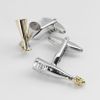 Paul Costelloe Champagne Cufflink in Silver for Men - Lyst