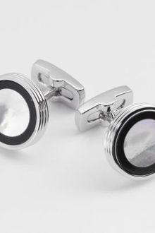 Paul Costelloe White Cufflink - Lyst