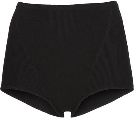 Proenza Schouler Ribbed Knicker in Black - Lyst