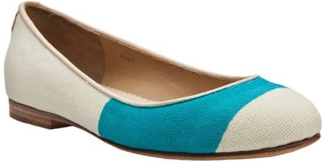 Rag & Bone Ballet Flat in Blue (ivory) - Lyst