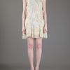 Red Valentino Embellished Dress in Beige (nude) - Lyst