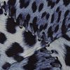 Roberto Cavalli Leopard Print Silk Georgette Dress in Blue (animal) - Lyst