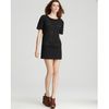 See By Chloé Holes Shift Dress with Zip Pockets in Black - Lyst