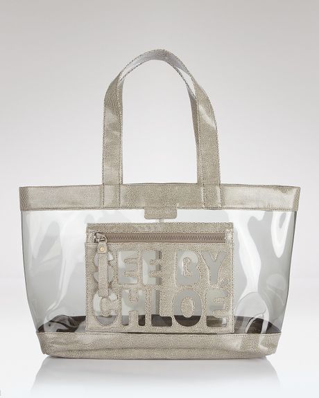 See By Chloé See By Chloé Zipfile Tote in Gray (bottle (grey)) - Lyst
