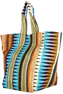 Topshop Oversized Aztec Sack Bag - Lyst