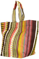 Topshop Oversized Aztec Sack Bag