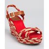 Tory Burch Espadrilles Camelia Wedge in Red - Lyst