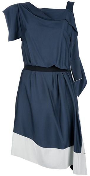 Vionnet Asymmetrical Dress - Lyst