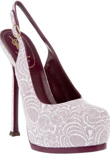 Yves Saint Laurent Tribute Slingback Pump - Lyst