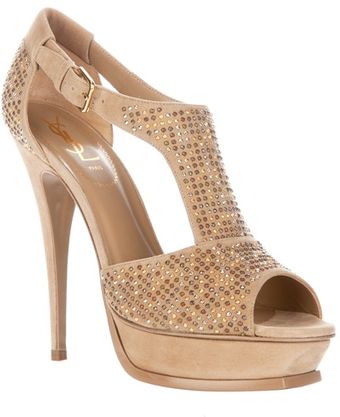 Yves Saint Laurent Studded Shoe - Lyst