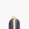 Alexander Mcqueen Black Box Net Skull Clutch in Black - Lyst