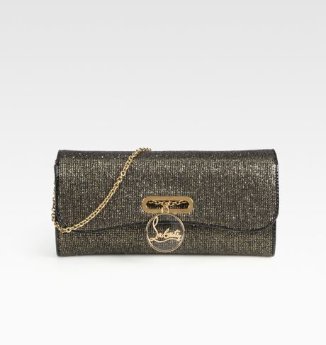 Christian Louboutin Riviera Clutch in Black - Lyst