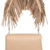 Christian Louboutin Artemis Fringed Leather Shoulder Bag in Beige (nude) - Lyst