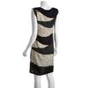Diane Von Furstenberg Crackle Landscape Stretch Silk Mattie Dress in Brown - Lyst