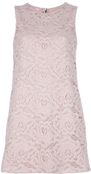 Dolce & Gabbana Lace Sleeveless Dress - Lyst
