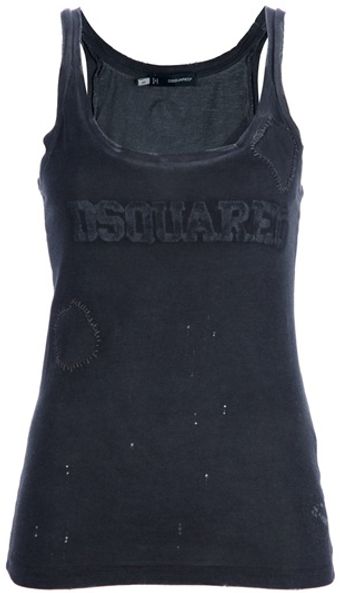 DSquared2 Vest Top - Lyst
